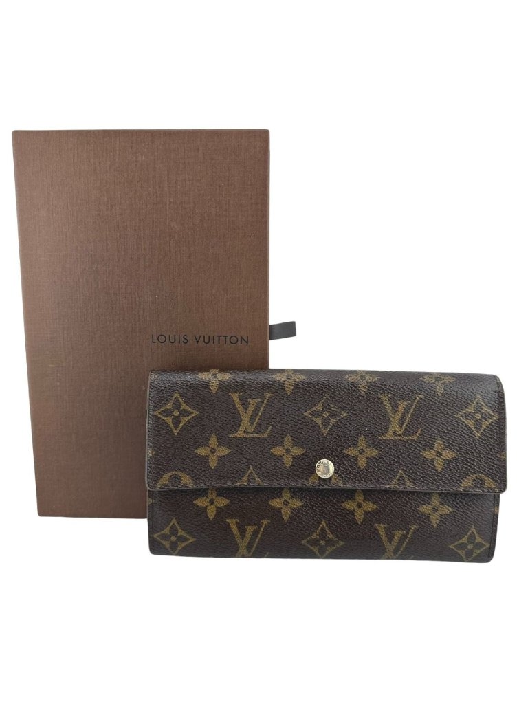 Louis Vuitton Monogram Long Wallet With Zipper Portefeuille-Sarah